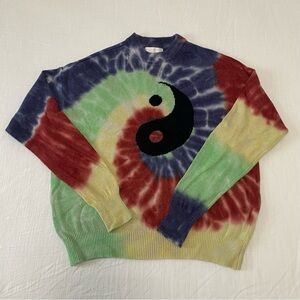 Spiritual Gangster Tie-Dye Yin Yang Sweater